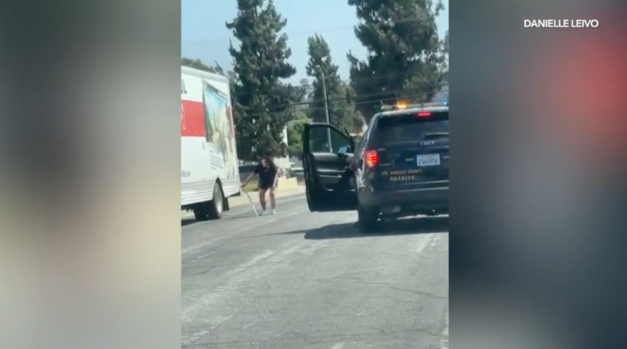 San Dimas deadly attack with samurai sword