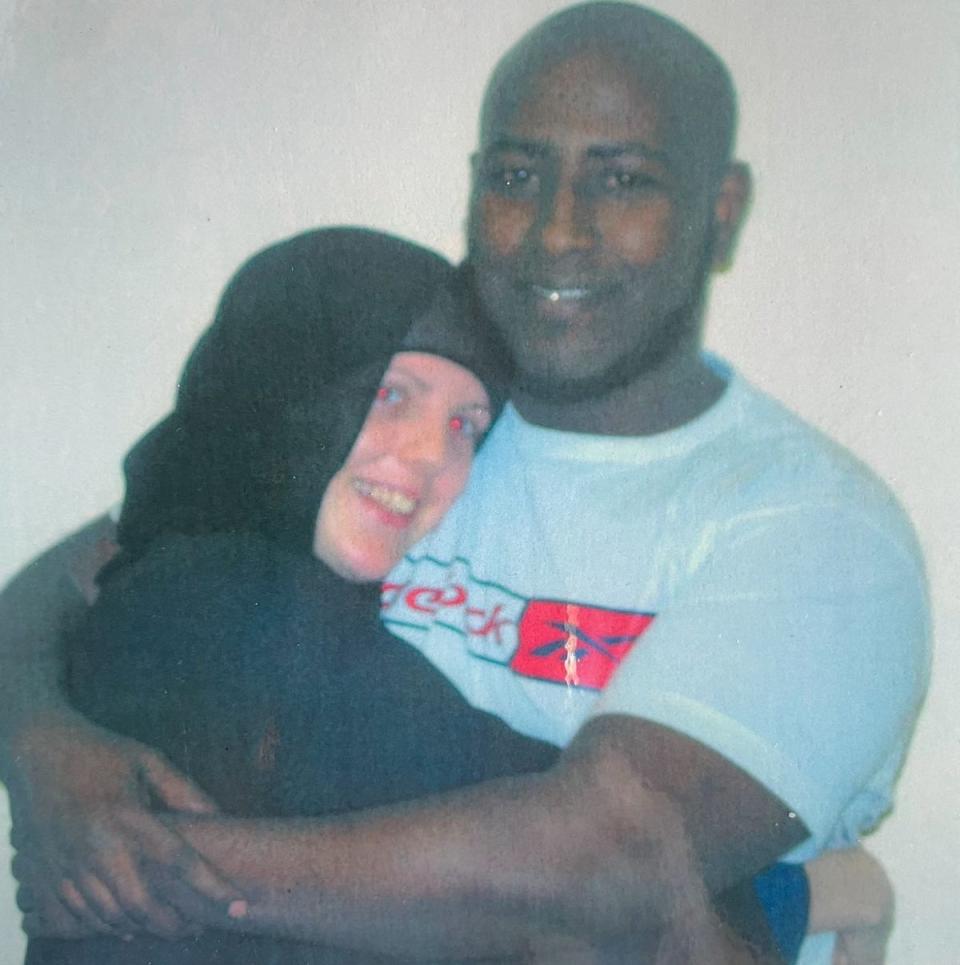 Abdullahi Suleman, 41, and his wife Bernadette Emerson, 39, from Cardiff (supplied)