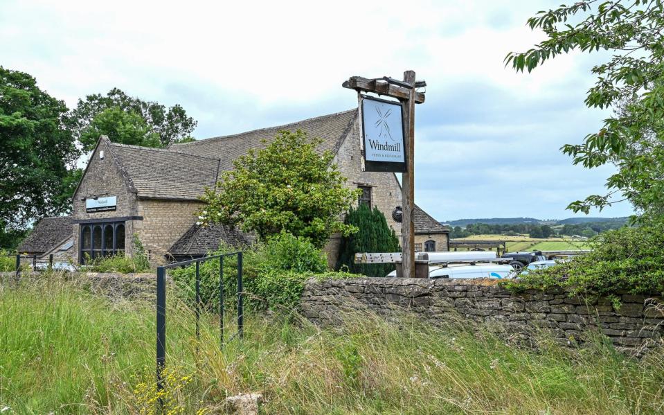 The windmill at Asthall, set in five acres of countryside near Burford, Oxon