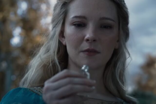 Galadriel will wield one of the Rings of Power in Season 2.