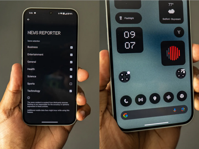 Nothing's News Reporter widget is available by default on all Nothing and CMF phones. If you download the Nothing X app, you can also use it on Android and iOS.