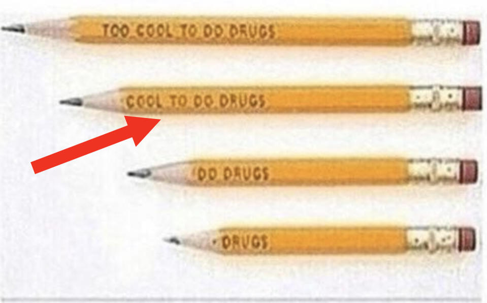 "cool to use drugs"