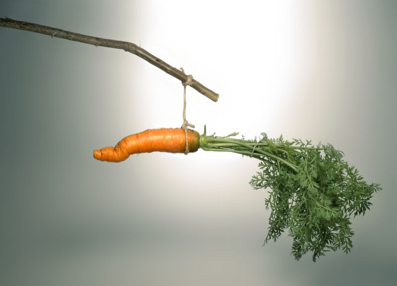 Carrot on a stick