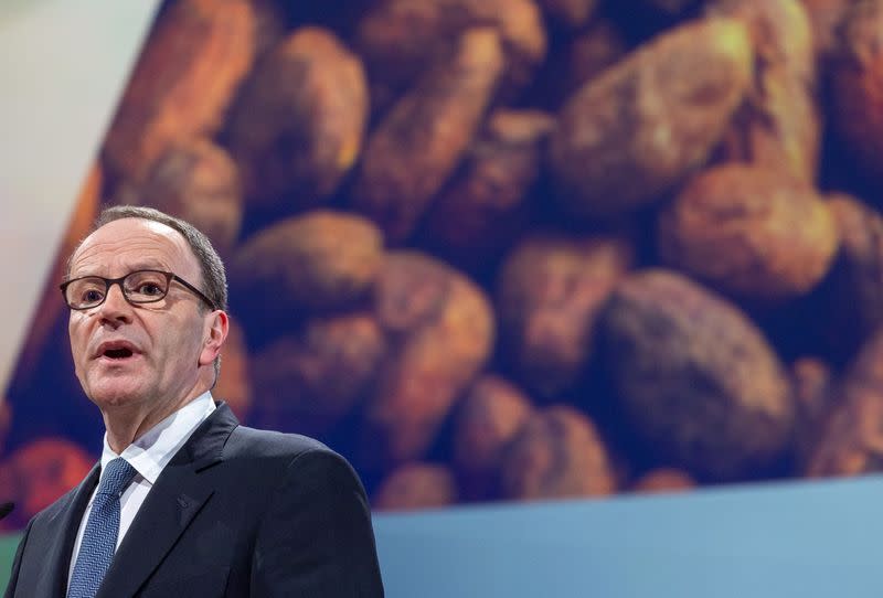 Nestle CEO Schneider attends Nestle's annual general meeting in Ecublens