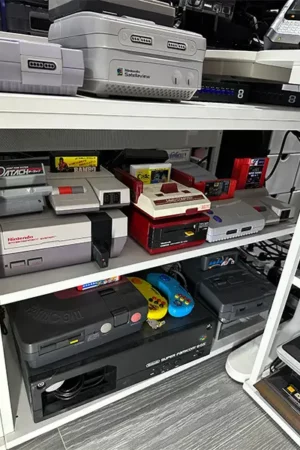 Part of Al-Nasser's collection, mainly Nintendo.