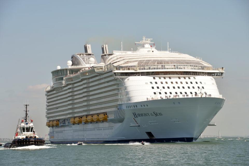 The 12-year-old who died after falling from a balcony on the 'Harmony of the Seas' has not yet been identified (AFP via Getty Images)