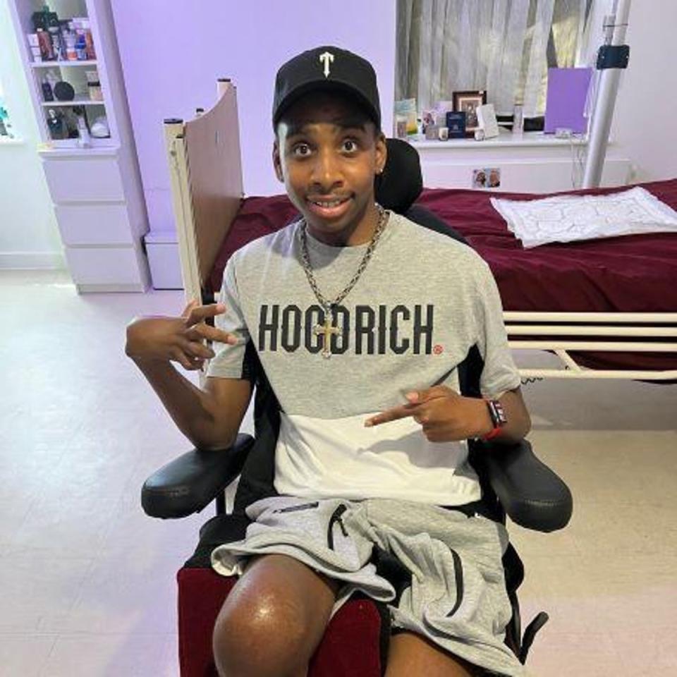 Bascoe-Smith was diagnosed with non-Hodgkin's lymphoma in April after becoming unwell two months earlier (Family Handout)