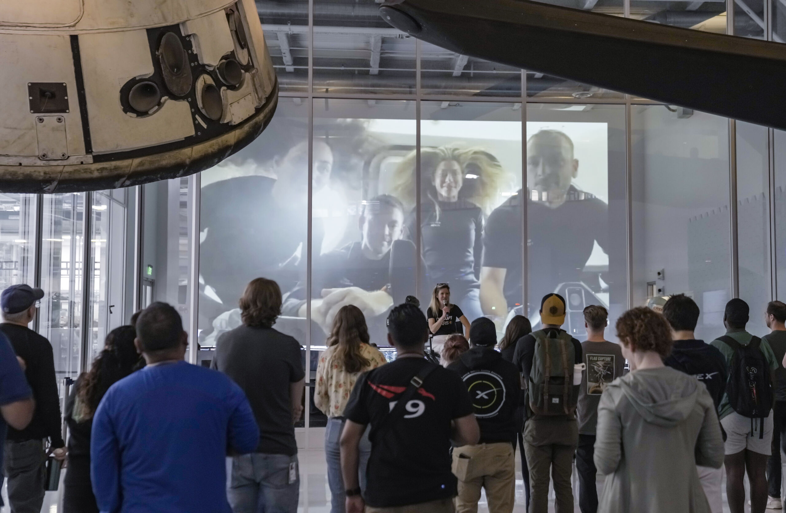 The crew of Polaris Dawn returns to SpaceX headquarters in Hawthrone, California on Saturday.