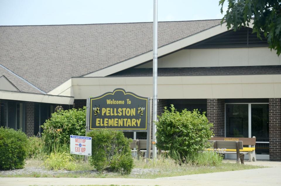 Pellston Elementary School is pictured.