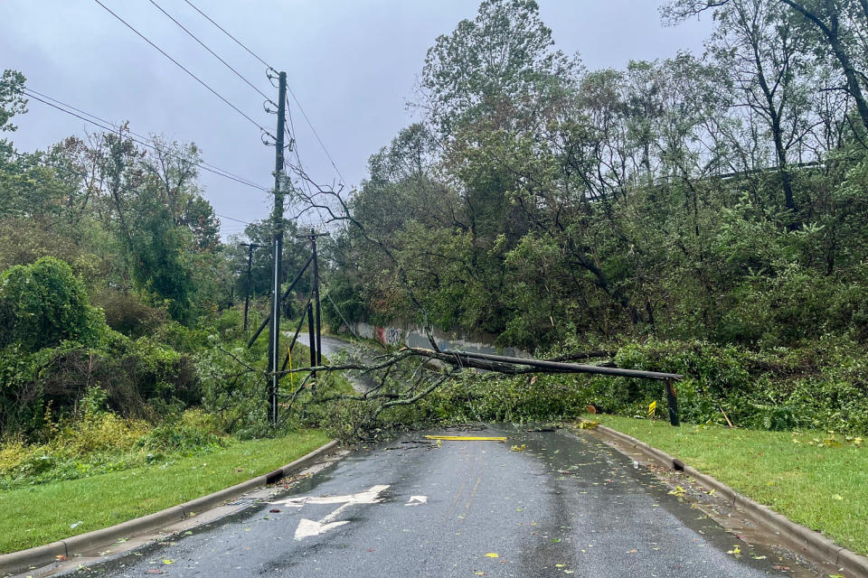 Helene aftermath. (Jacob Biba/Asheville Citizen Times/USA Today Network)