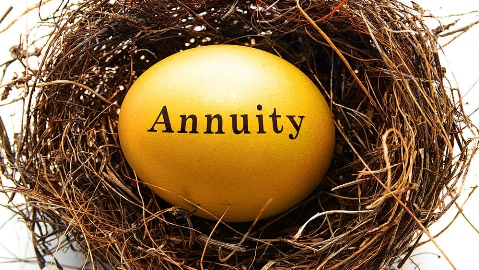 How much money will I receive each month if I purchase a $100,000 annuity?