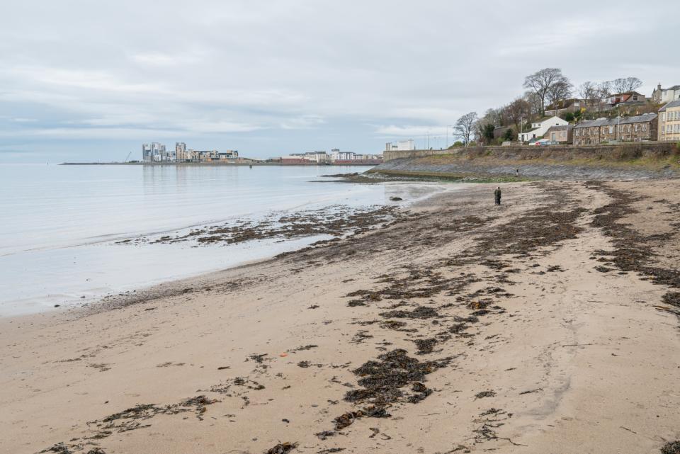 The beach at Wardie Bay where Jenny Hastings went swimming before she was reported missing (Getty)