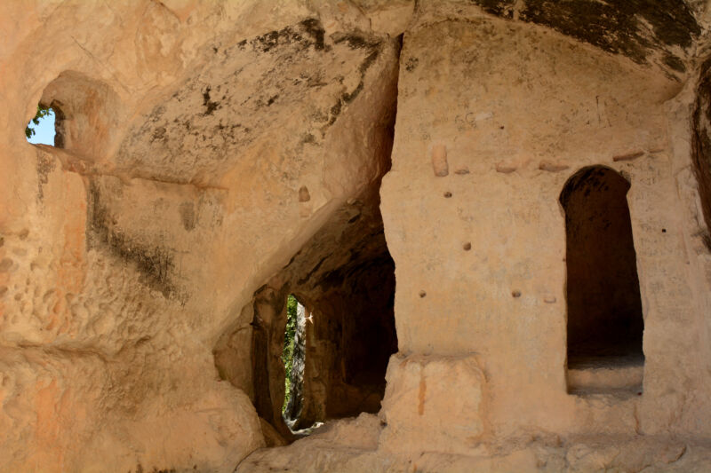 View of the cave site