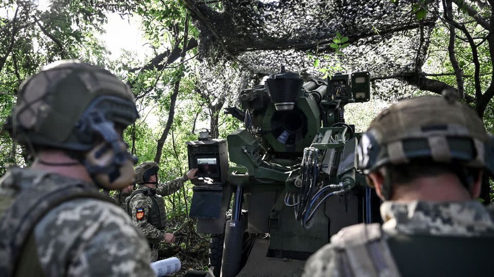 Ukrainian soldiers are seen during a combat mission towards Pokrovsk, Donetsk region, eastern Ukraine, on August 13, 2024. - Ukrinform/Shutterstock