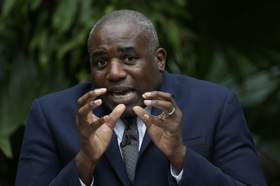 Foreign Secretary David Lammy (Frank Augstein/PA) (PA Wire)