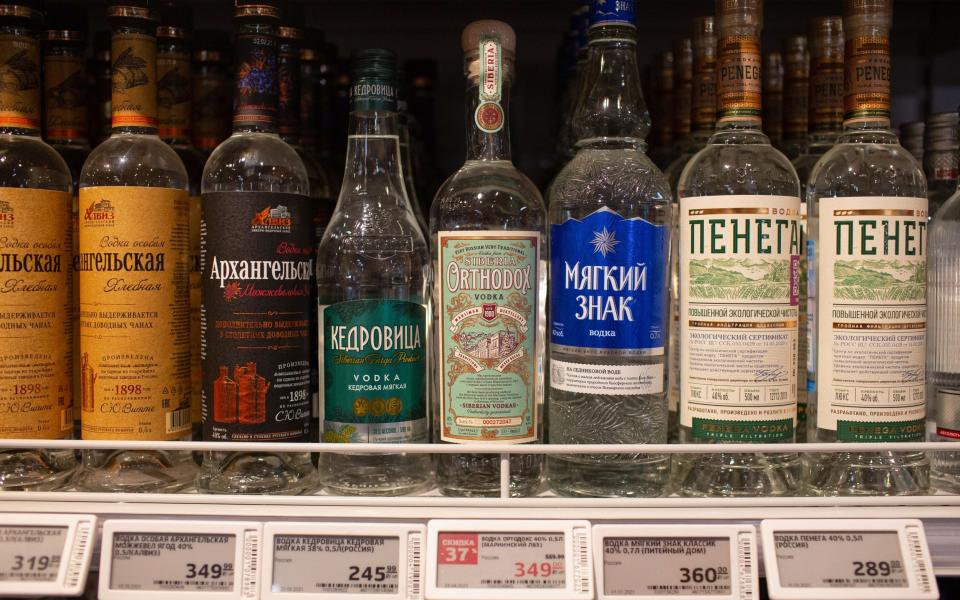 The Kremlin is under pressure to raise the price of vodka to keep pace with rising inflation