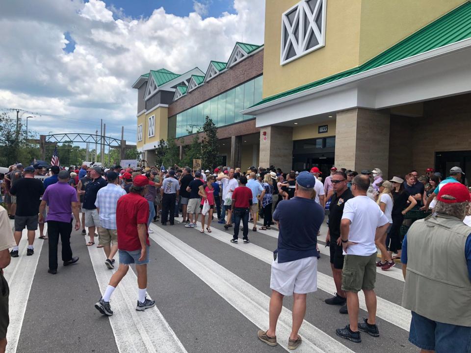 In North Naples, two protests will take place at Seed to Table on Saturday, June 13, 2020, following a Facebook post from the owner of Seed to Table.