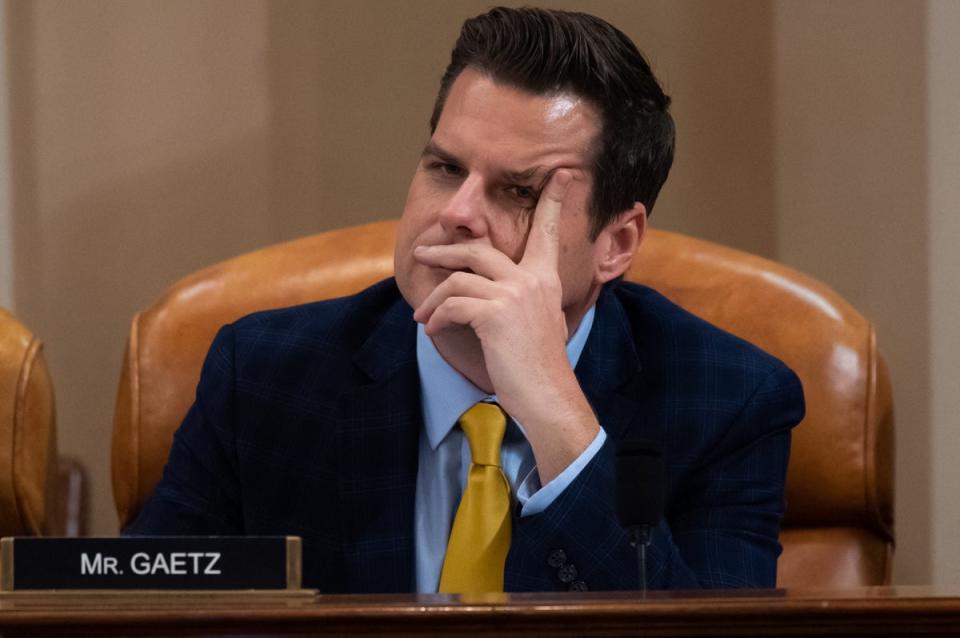 Gaetz may have to face special elections to return to Congress (AFP via Getty Images)