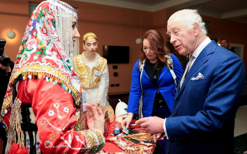 King Charles attends a reception at Waltham Forest Town Hall