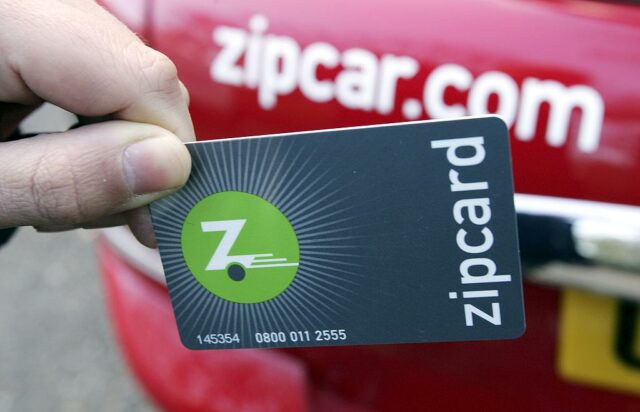 A Zip card.