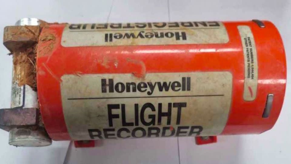 The flight data recorder of Jeju Air Flight 7C 2216. - Lee Geun-Yong/South Korean Government/Reuters