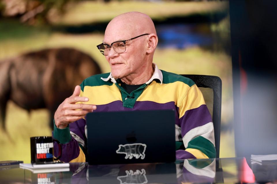 James Carville argued in an op-ed that Trump won by focusing on the 'economic anger' of the American people (Getty Images for Amazon Studios)