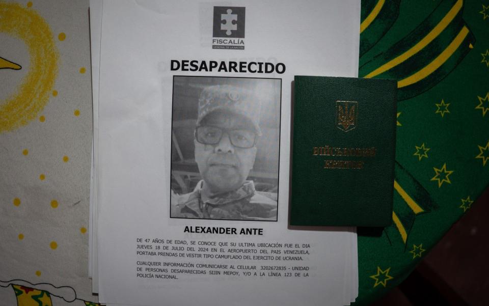 Alexander's Ukrainian brigade only sent back his military passport