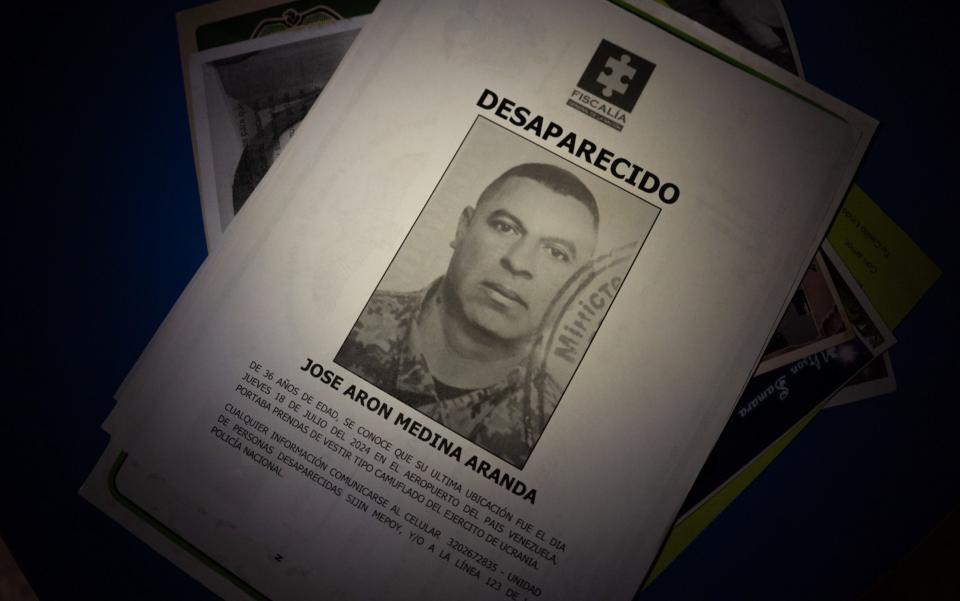 An officially missing person reports the disappearance of Jose Aron Medina deny