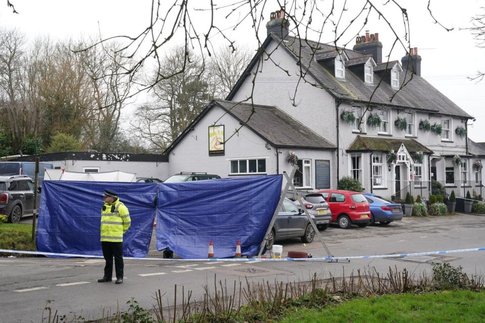 She was declared dead while the suspect is supposed to have entered the river Thames (Gareth Fuller/PA)