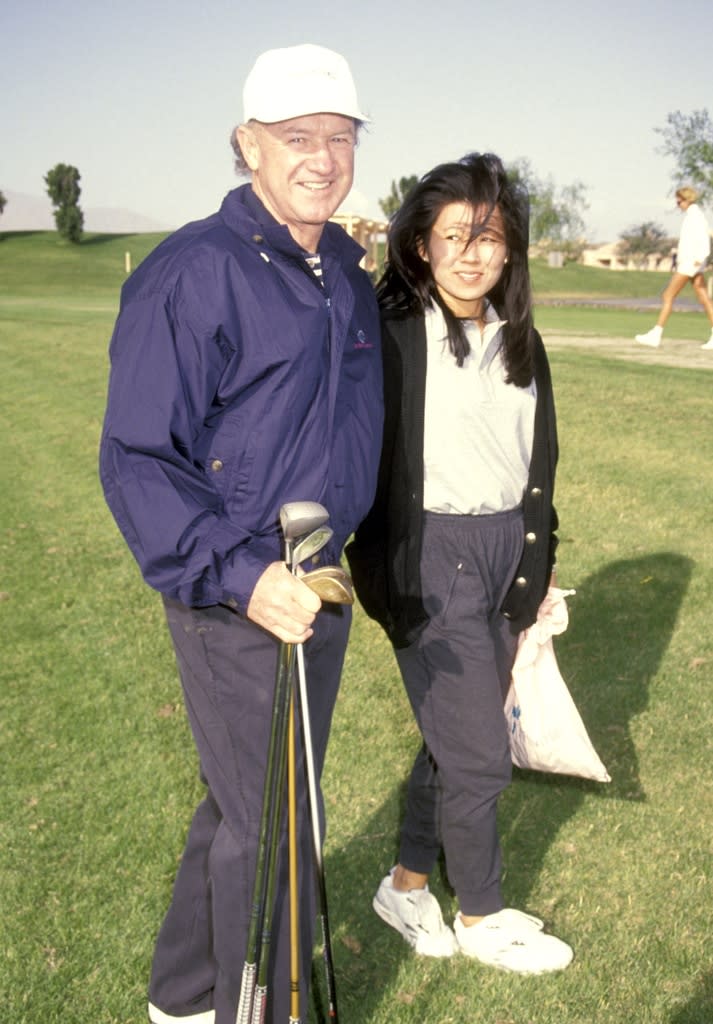 Gene Hackman and Betsy Arakawa 