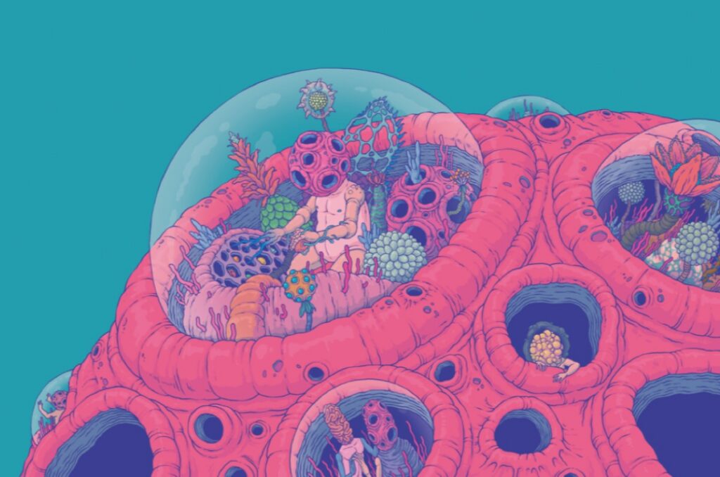 Sangho Bang (Korean, born 1991), spaceship, 2018. Digital print