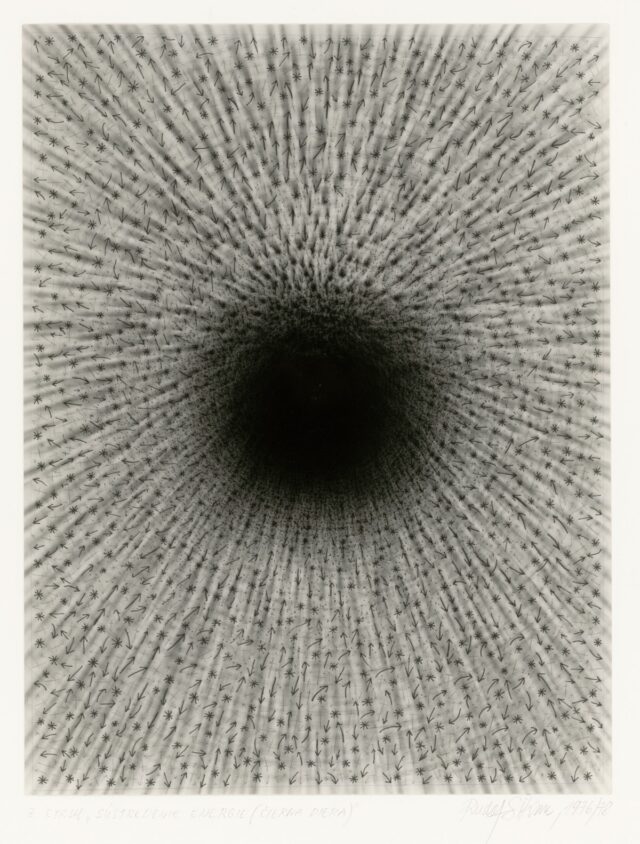 Rudolf Sikora (Slovak, born 1946), Black Hole II, 1976–1978, from the Concentration of Energy series. Photo