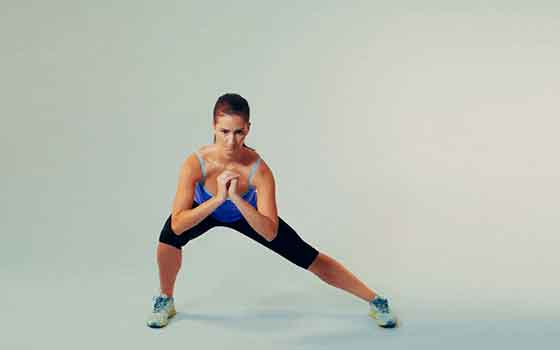 Lateral lunges