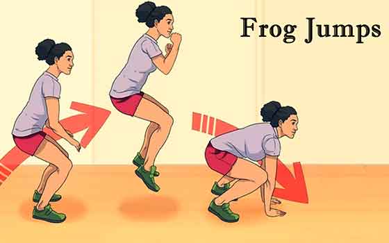 frog jumps