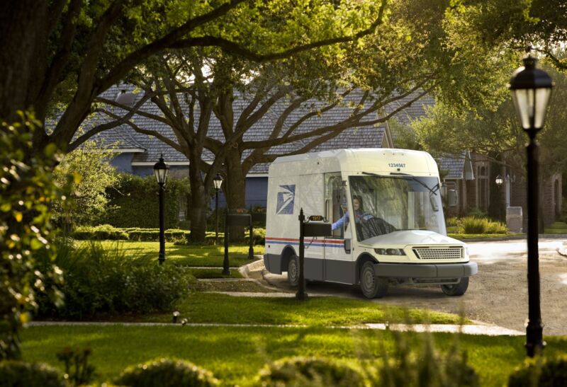 The Next Gen Delivery Vehicle looks cute, but the vast majority of these new mail trucks will blow almost as much carbon dioxide into the air as the old Grumman LLV trucks. 