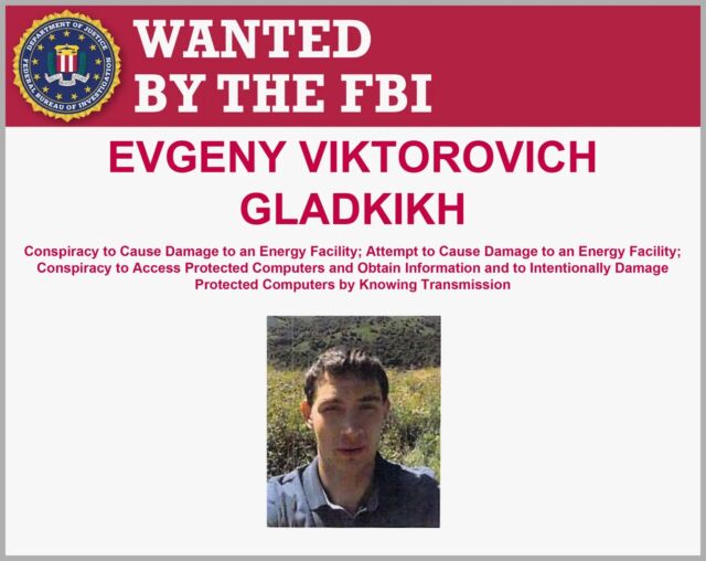 Gladkikh and alleged co-conspirators at a Russian research institute are accused of being members of the extremely dangerous Triton hacker group.