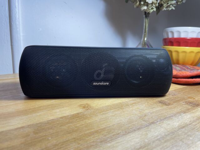 Anker's Soundcore Motion Plus is a full-sounding Bluetooth speaker that we like.