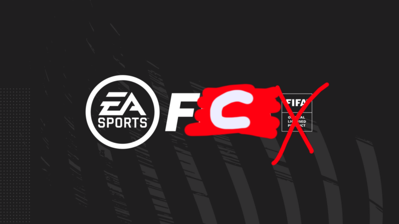 Ars Technica's MS Paint interpretation of what appears to be a final split between EA Sports and FIFA.