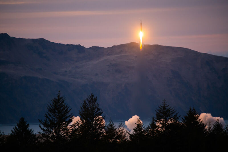 Astra's LV0009 departs from Kodiak Island, Alaska, on March 15.