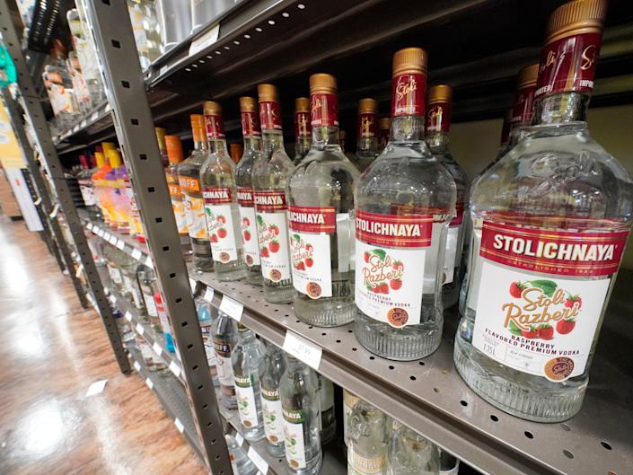 Stolichnaya vodka