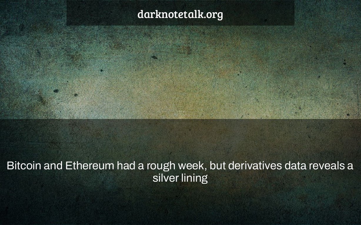 Bitcoin and Ethereum had a rough week, but derivatives data reveals a silver lining - Dark Note Talk