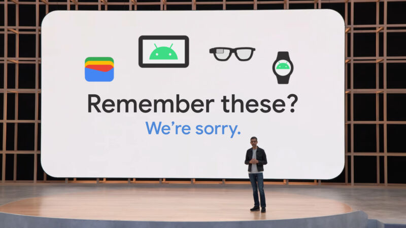 This wasn't an actual slide from Google I/O 2022, but it could have been. 