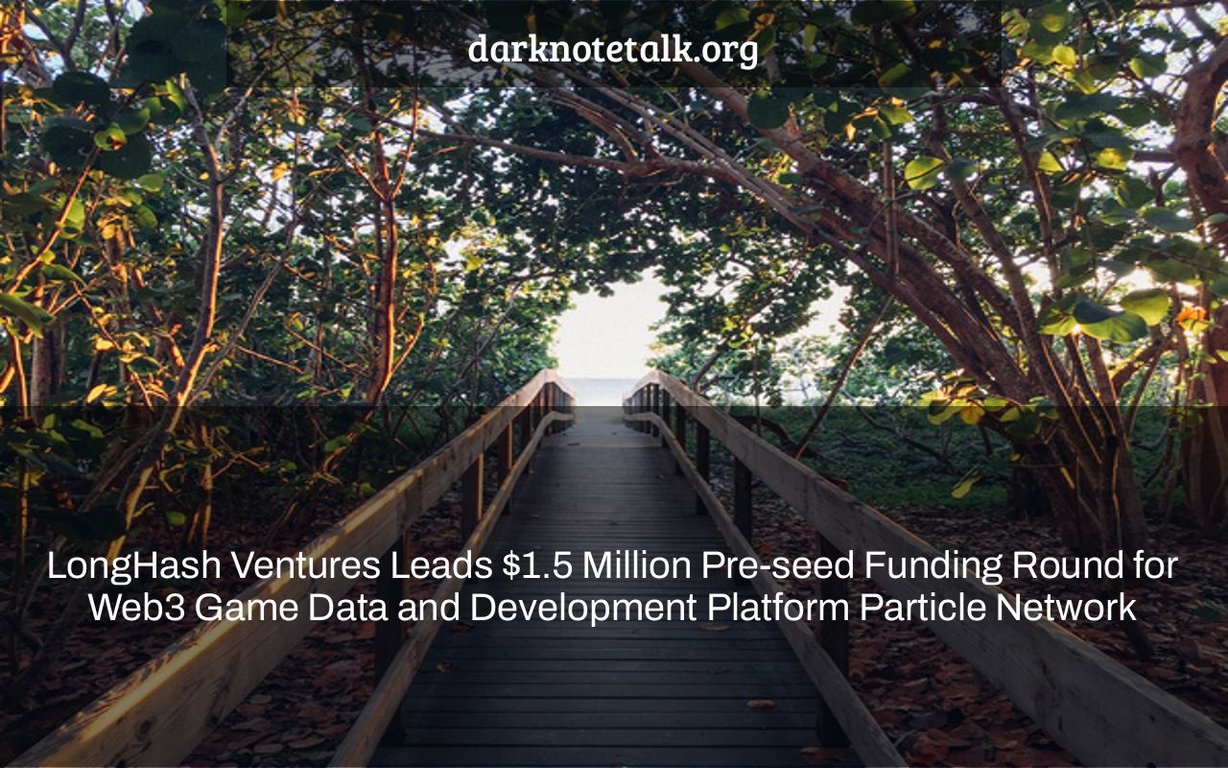 LongHash Ventures leads $1.5M pre-seed funding round for Web3 game data and Particle Network development platform - Dark Note Talk