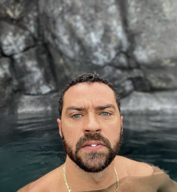 Images of the frontal nude scene of Jesse Williams in 