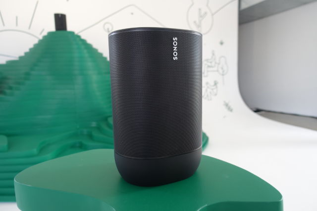 The Sonos Move is a full-fledged wireless speaker that can stream via WiFi or Bluetooth.