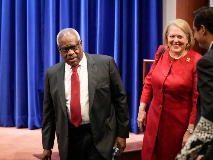 Clarence Thomas;  Virginia Thomas