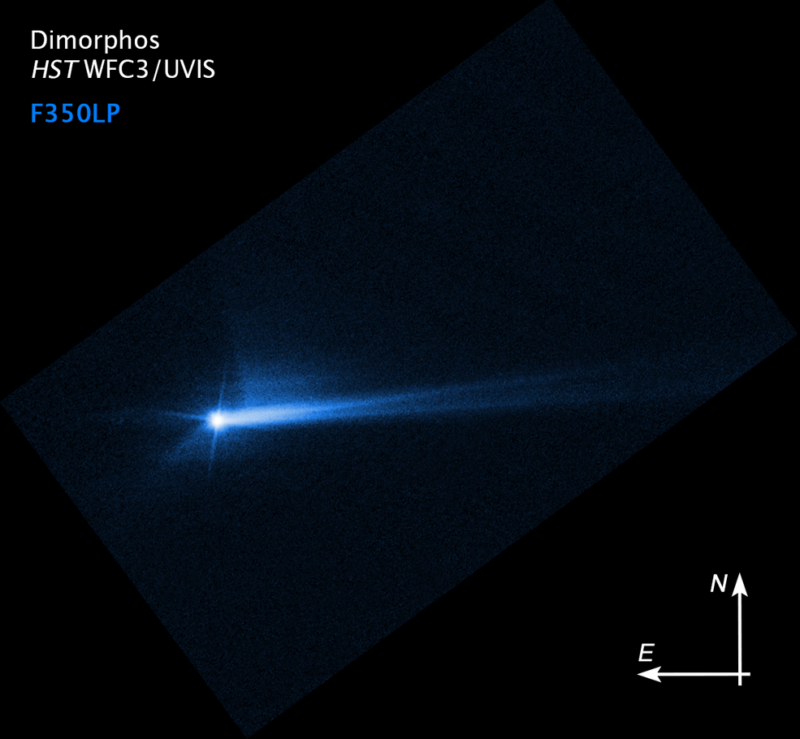 Image of a blue stripe across a dark field.