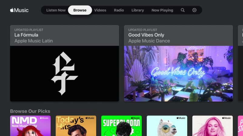 Apple music on Xbox.