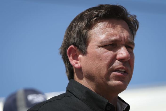 Florida Governor Ron DeSantis (R). 