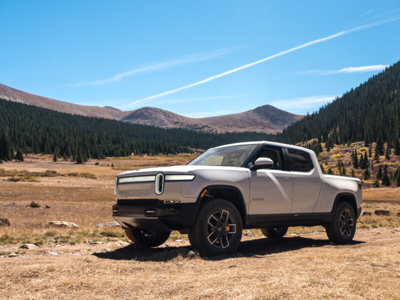 Rivian's electric truck is geared towards the adventurous lifestyle.